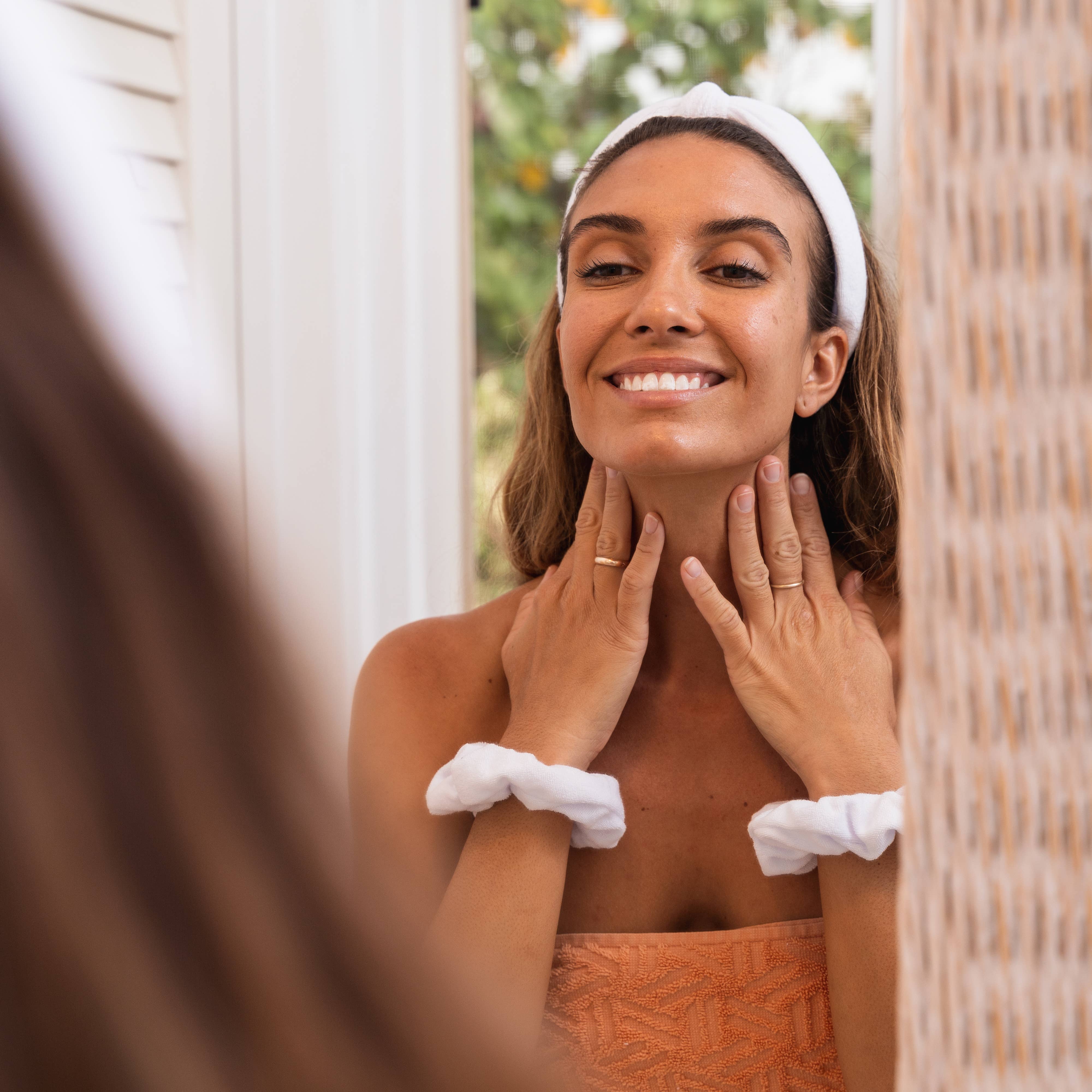 Frog Sac - Wholesale Spa Headband - Spa Headband - Skincare Headband & Scrunchie Wristbands Set30