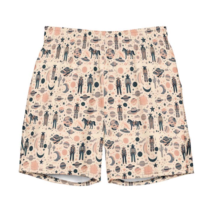 Bañador Cosmic Wrangler: Western Space Cowboy para venta al por mayor de Texas Eclipse Outfitters