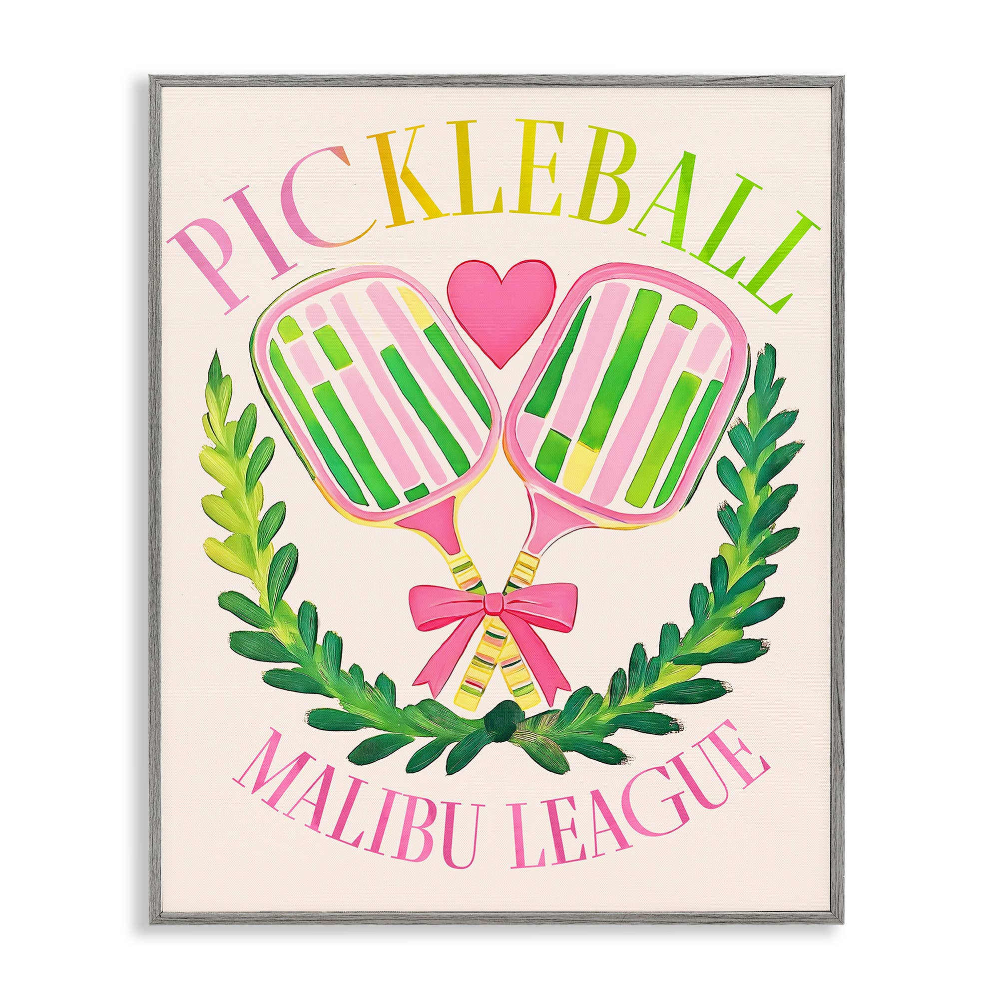 Stupell Industries - Wholesale Wall Sign - Pickleball Malibu League - Framed Wall Art20