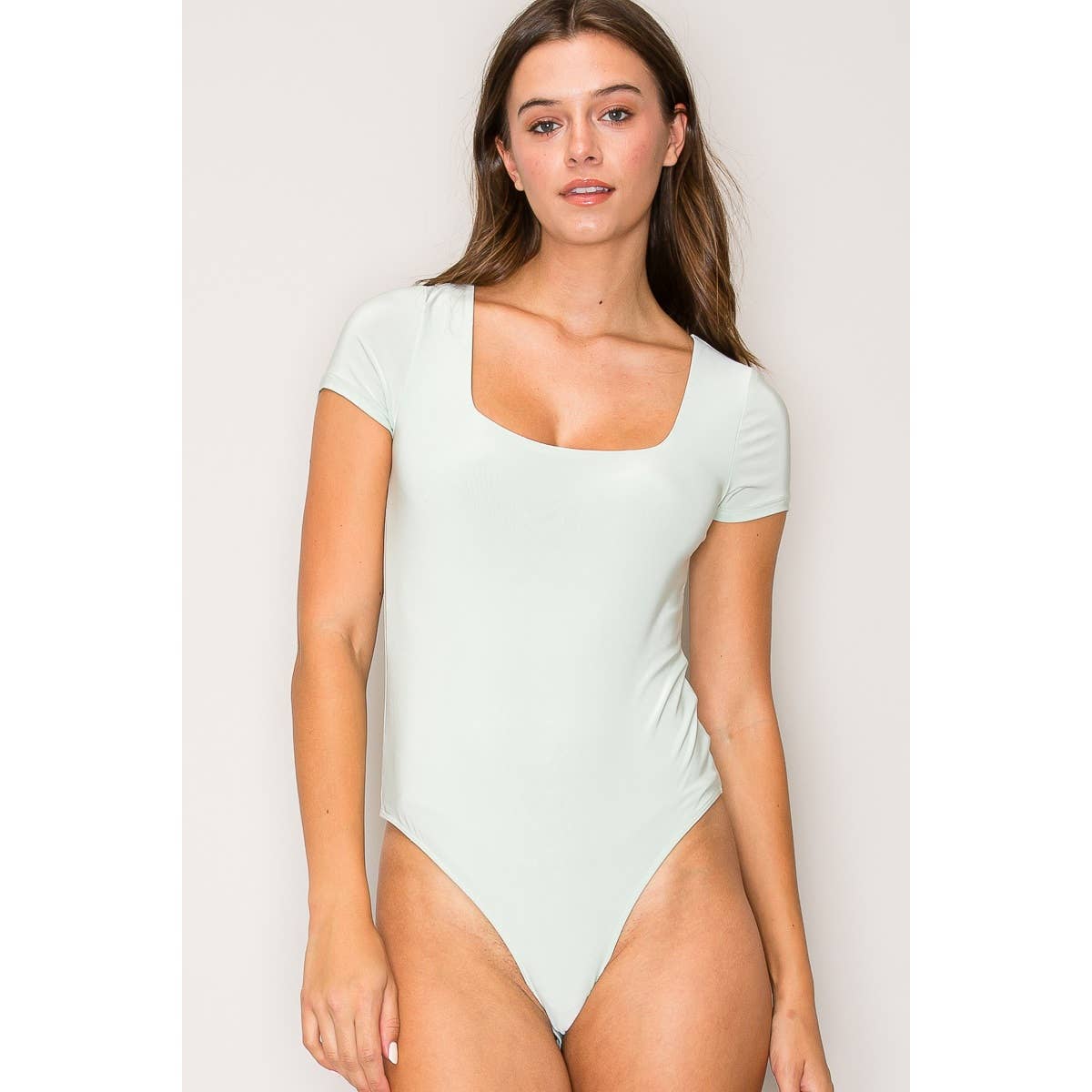 Popular 21 - Vente Body – femme - Body Venezia à manches courtes et col carré6