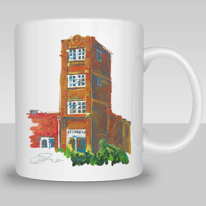 Wichita Falls – Newby-McMahon Building Coffee Mug for wholesale by Eric Hanson Artwork