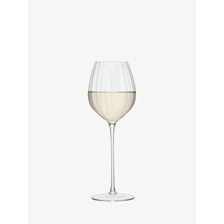 LSA International – wholesale Wine glass – Aurelia White Wine Glass 430ml Clear Optic x 2