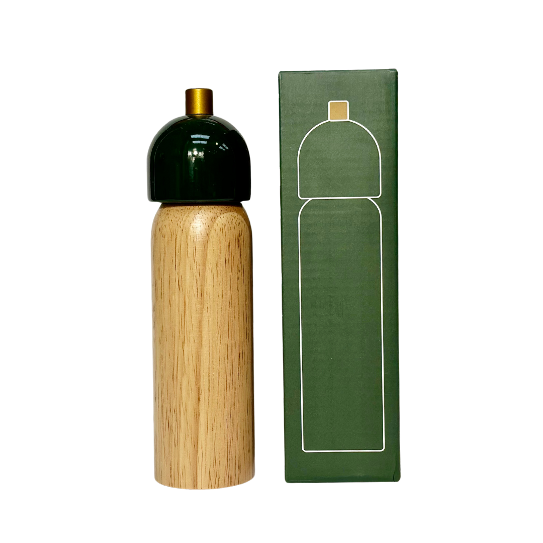 MÆGEN - Wholesale Salt & Pepper Shaker Set - Salt & Pepper Grinder - Green & Gold6