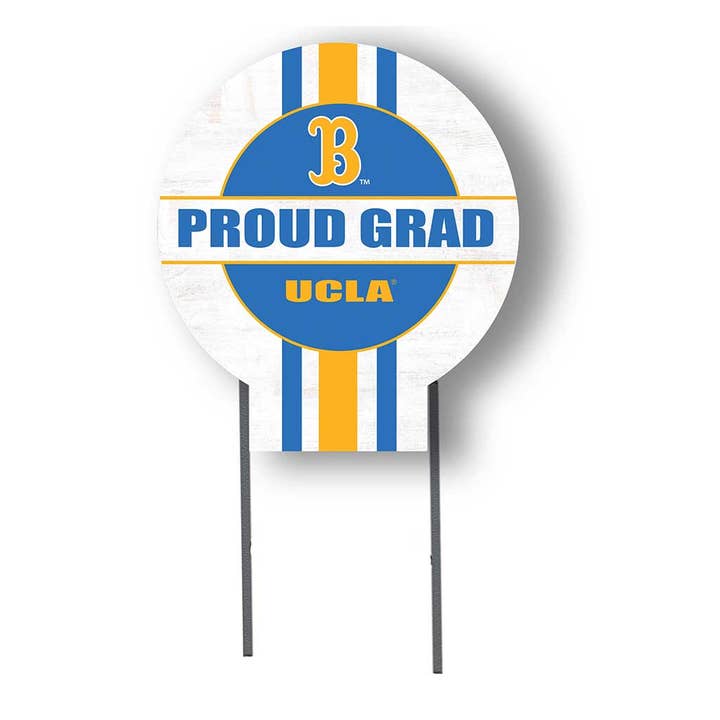 KH Sports Fan - Wholesale Garden/Lawn Stake - 20x20 UCLA Bruins Proud Grad Lawn Sign