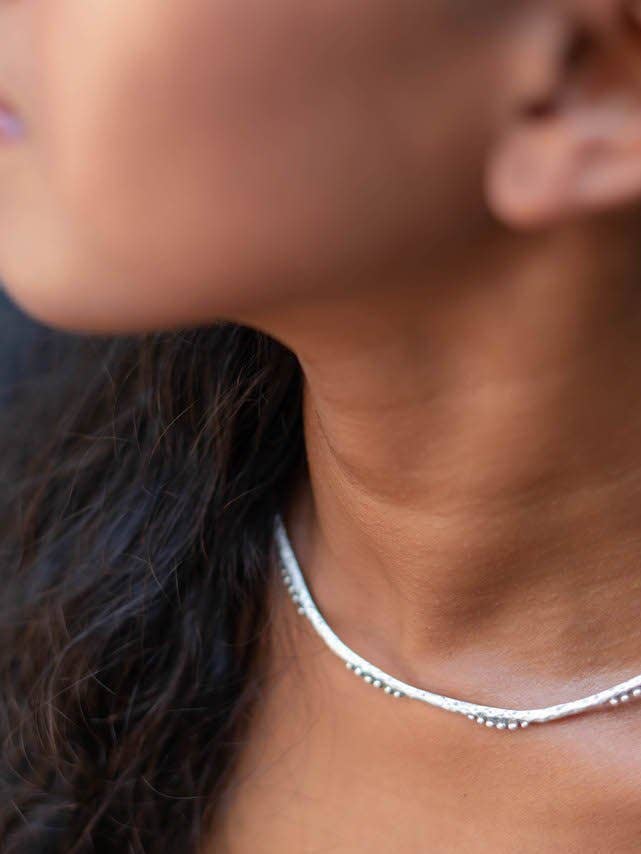 The Malai - White Brass for wholesale by Nakila Collective