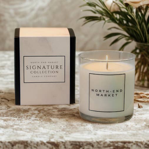 North-End Market Candle Co. - Wholesale Jar/Filled Candle - North-End Market Signature Candle 9oz - 45 Hr Burn Time0