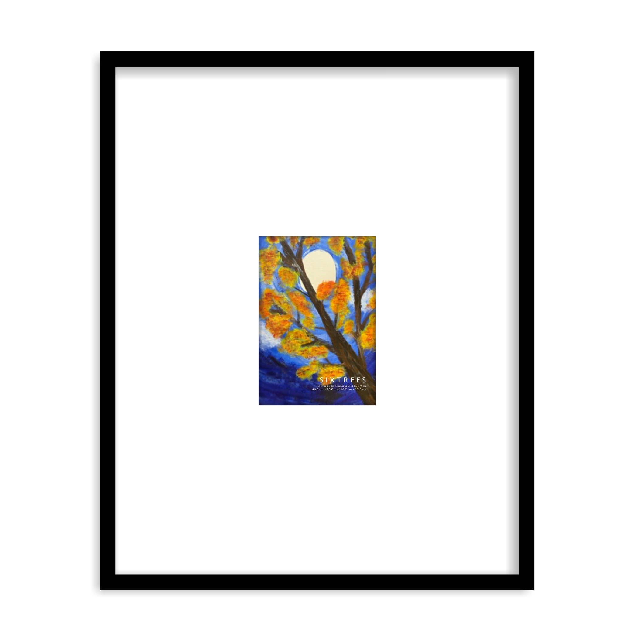 Sixtrees - Wholesale Picture Frame - Logan Collection Matted Wood Picture Frames - Multiple Sizes9