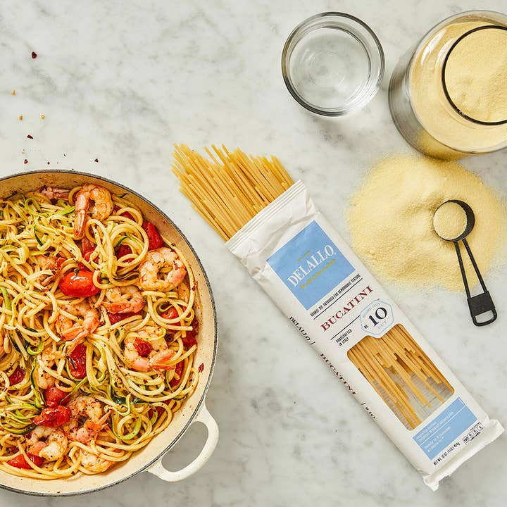 Delallo - Wholesale Pasta - Bucatini -Bag #10 1lb