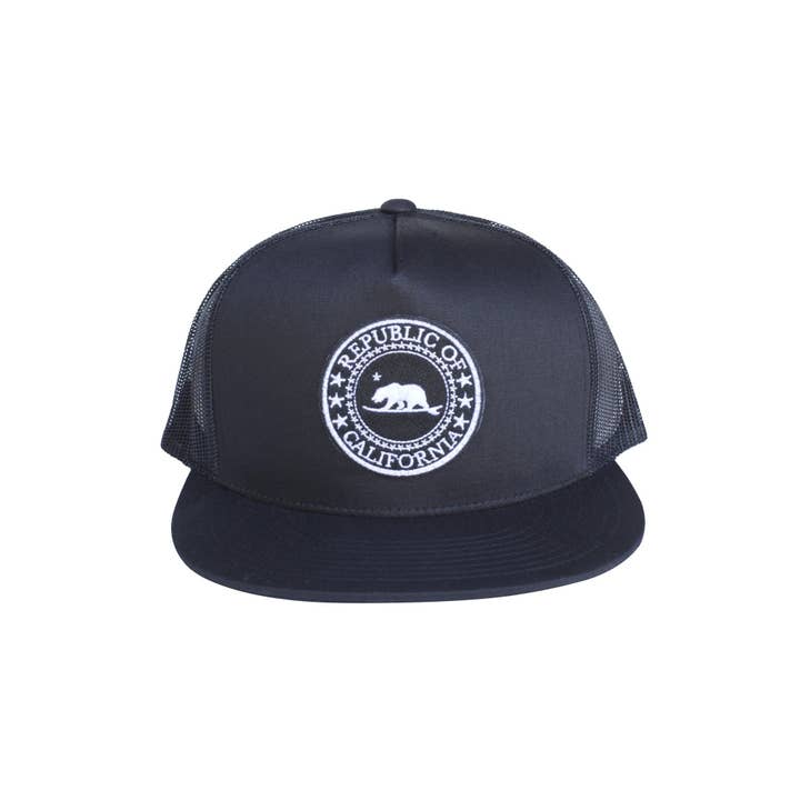 Pacific Coast Apparel - Wholesale Trucker Hat - Unisex - Republic of California - Surf Bear Premium Trucker Hat