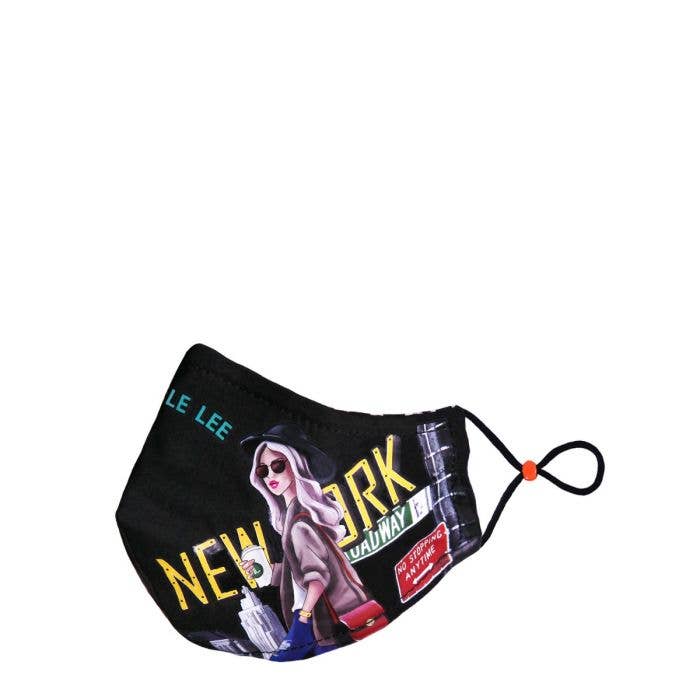 Nicole Lee - Wholesale Protective Face Mask/Shield - Mascarilla/Cubreboca Con Estampado De Filtro Sintético26