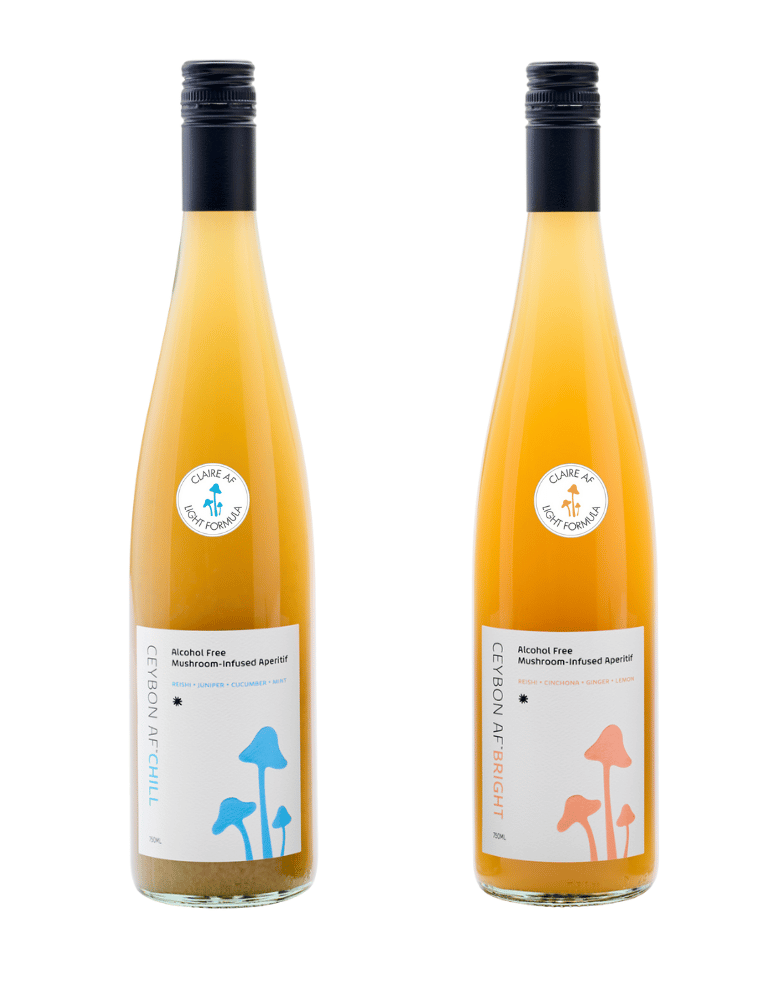 Ceybon – Großhandel Alkoholfreier Aperitif/Mocktail – Chill CLAIRE AF: Alkoholfreier, mit Pilzen angereicherter Aperitif2