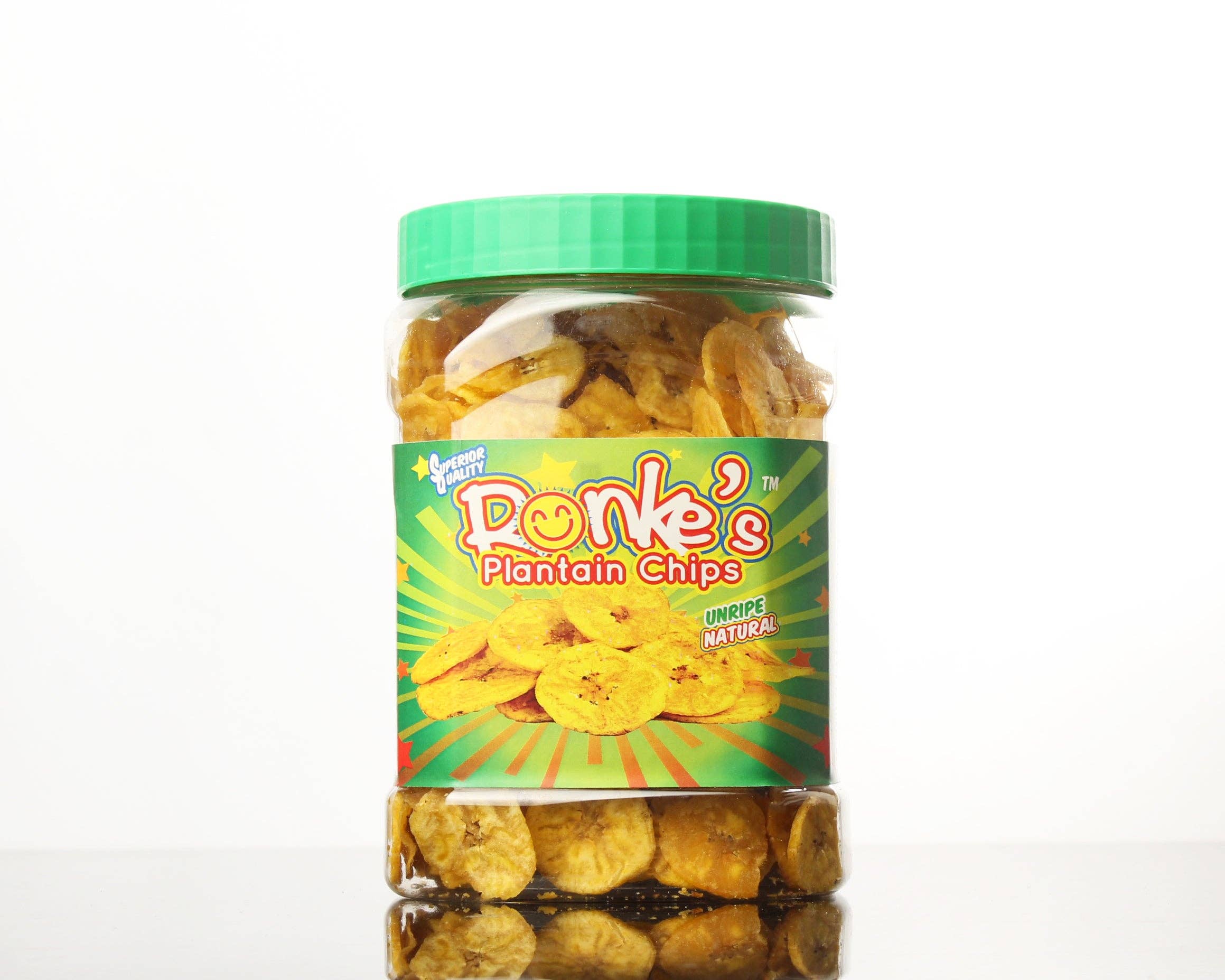 RONKE'S PLANTAIN CHIPS - Wholesale Chips - Unripe Green Plantain chips (Natural)2