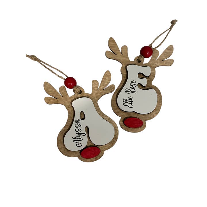 Griswold's Galore - Wholesale Ornament - Reindeer Initial Ornament 1