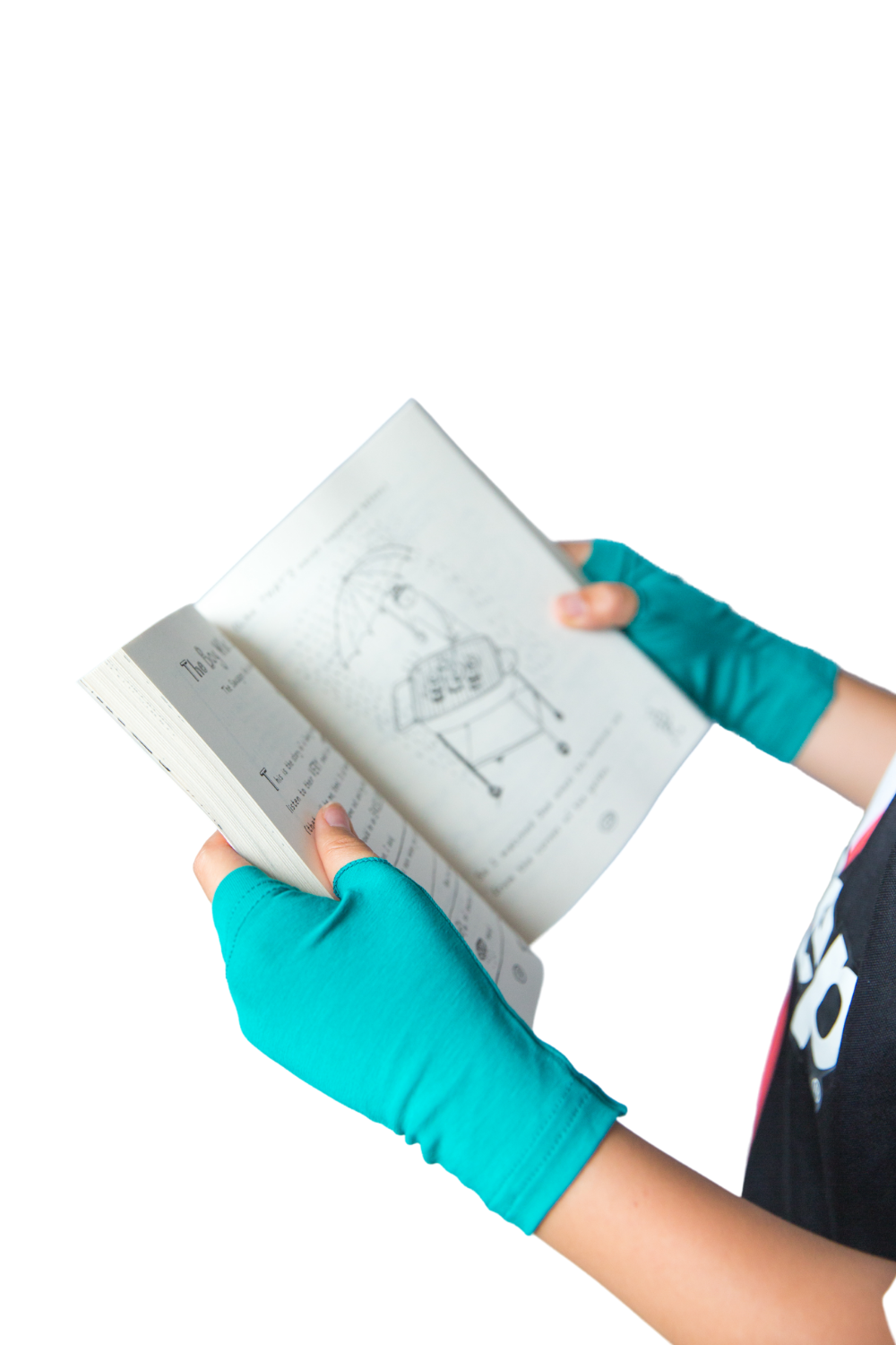 YoRo Naturals – wholesale Gloves – Child – Fingerless Gloves for Eczema with TENCEL + Zinc - Kids3