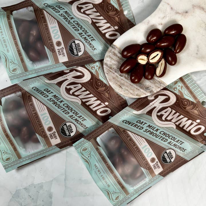 Windy City Organics - Wholesale Chocolate-covered sweets - Oat Milk Chocolate Covered Sprouted Almonds5