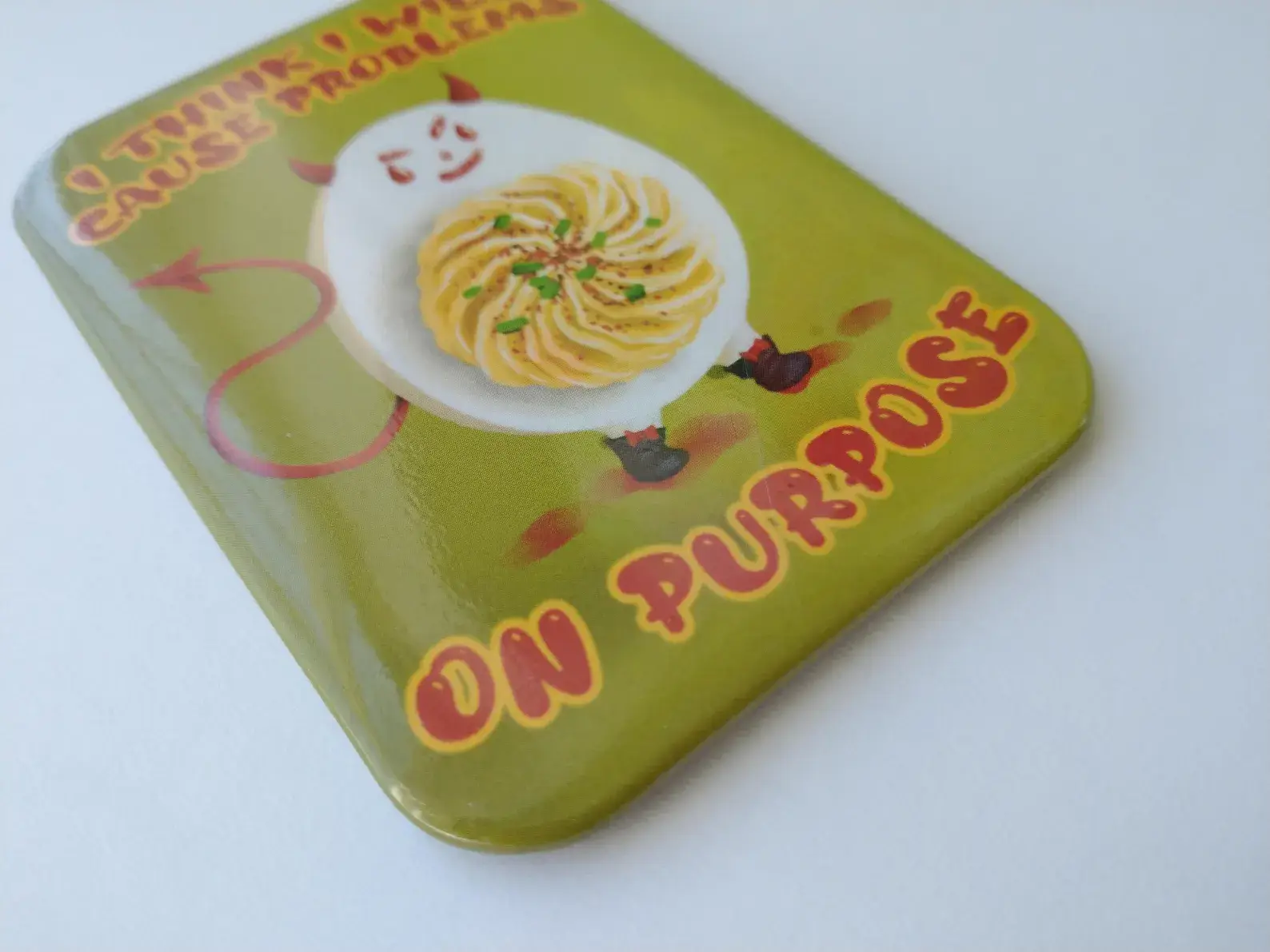 BoyPilot Goods - Wholesale Magnet - Deviled Egg Magnet - Funny food fridge magnet6