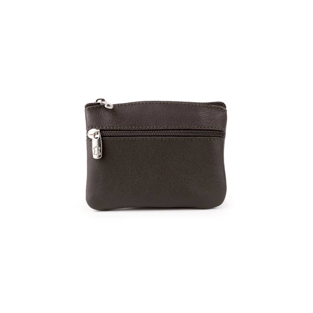 VALTICO – Großhandel Geldbörse – Damen – Bunte Ledergeldbörse mit zwei Reißverschlüssen2