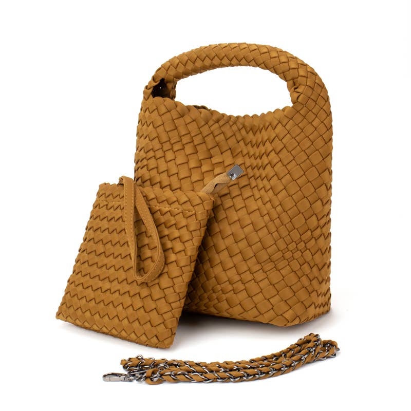 Babs + Birdie – wholesale Axelväska - Dam – The Chloe | Liten vävd crossbody-väska 18