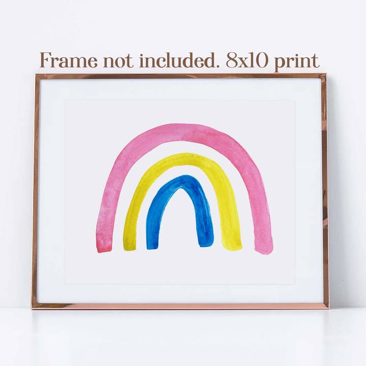 Imprimé arc-en-ciel pansexuel pour la vente par Shop Intaglio