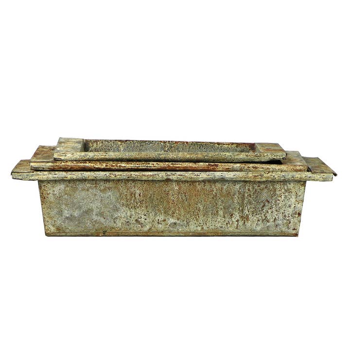 Blue Ocean Traders - Wholesale Decorative Tabletop Object - Zinc Trough S/3