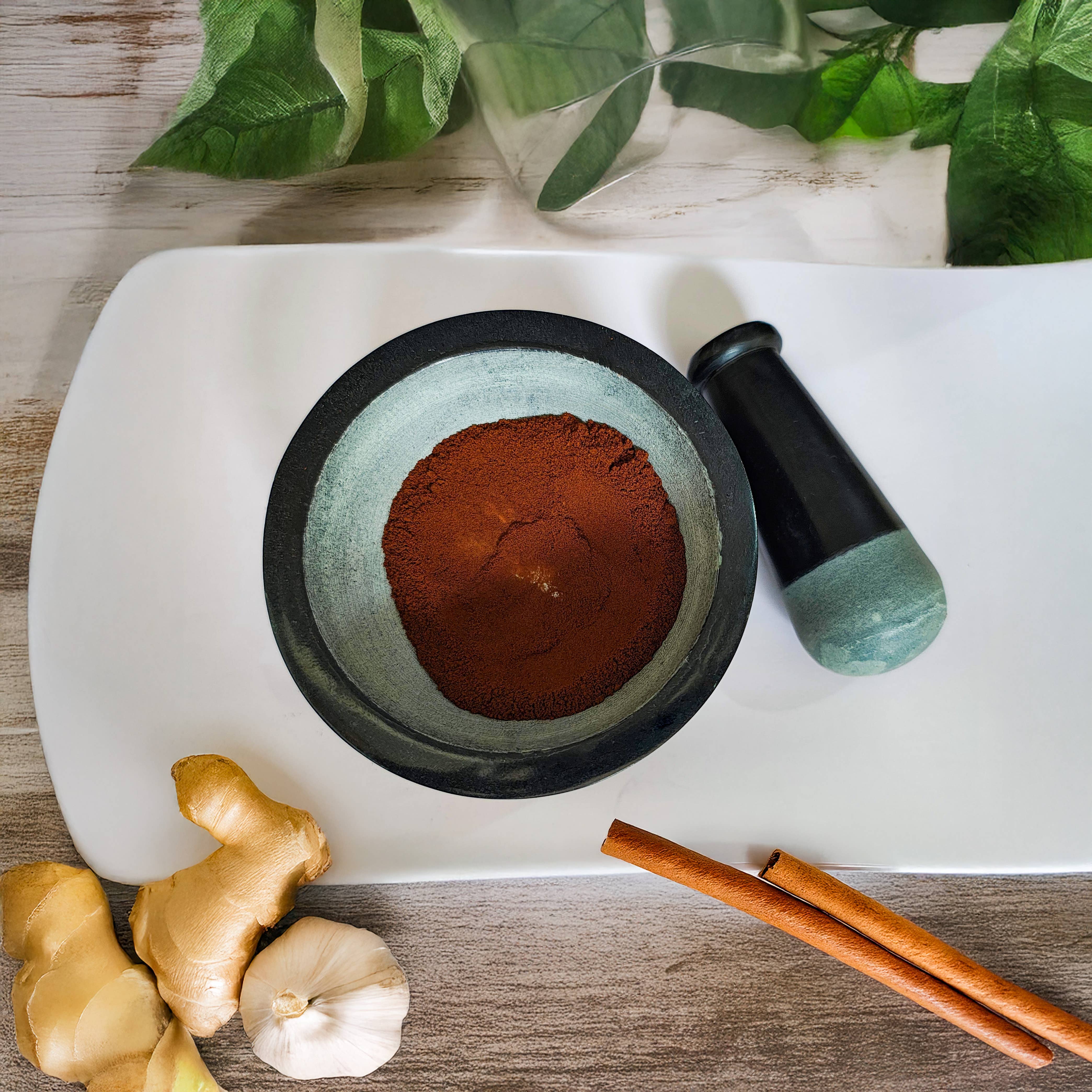 Valor Home Goods - Wholesale Mortar & Pestle - Handcrafted Soap Stone Mortar and Pestle Set9