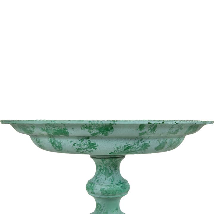 Sunnydaze Decor - Wholesale Bird Bath - Backyard Beauty Metal Bird Bath - Green Patina - 18"11