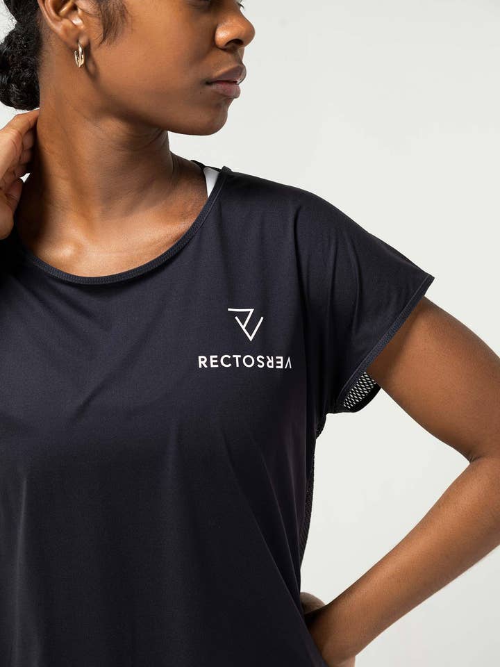 Camiseta azul Linea por atacado de RectoVerso Sports