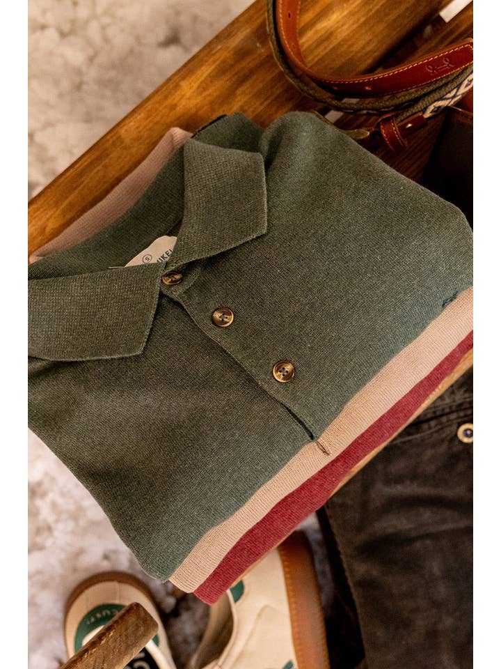 Custi Mikelo: Made in Spain - Wholesale Polo - Men's - Grass Green Polo Jersey