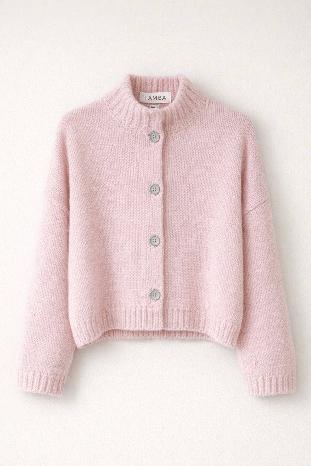 TAMBA – wholesale Kofta - Dam – Angora alpacka kofta med ståkrage och knappslå12