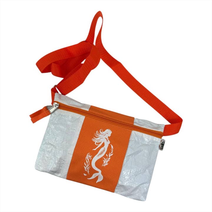 Beadbags Spacy Festival Bag Ri75 Mermaid white/orange for wholesale by BEADBAGS