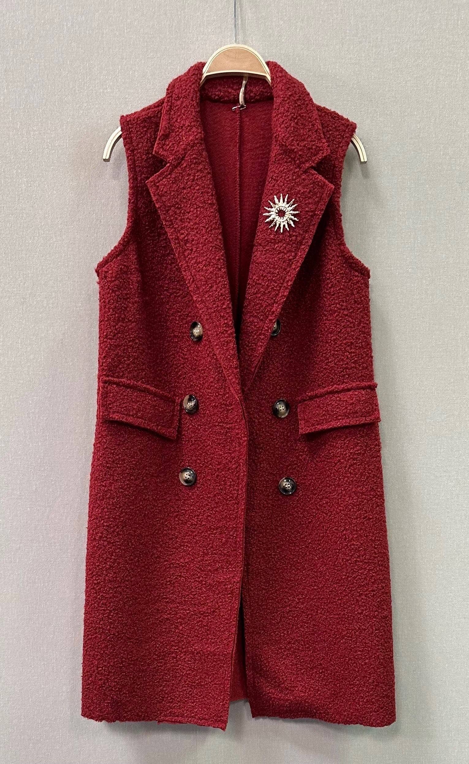 SWEET MAGIC MODA Y COMPLEMENTOS - Wholesale Outerwear Vest - Women's - SHEEPSKIN VEST2