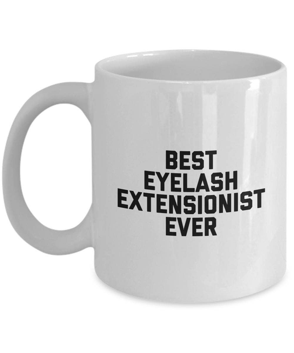 CustomHappy - Vente Tasse à café - Best Eyelash Extensionist Ever - Mug de cils mignon0