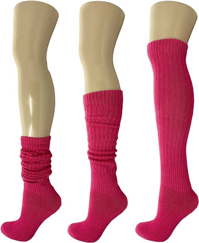 Mars Outlet Store LLC - Wholesale Socks - Women's - Cotton Slouch Boot Socks for Women Shoe Size 5 to 10 3 Pairs16