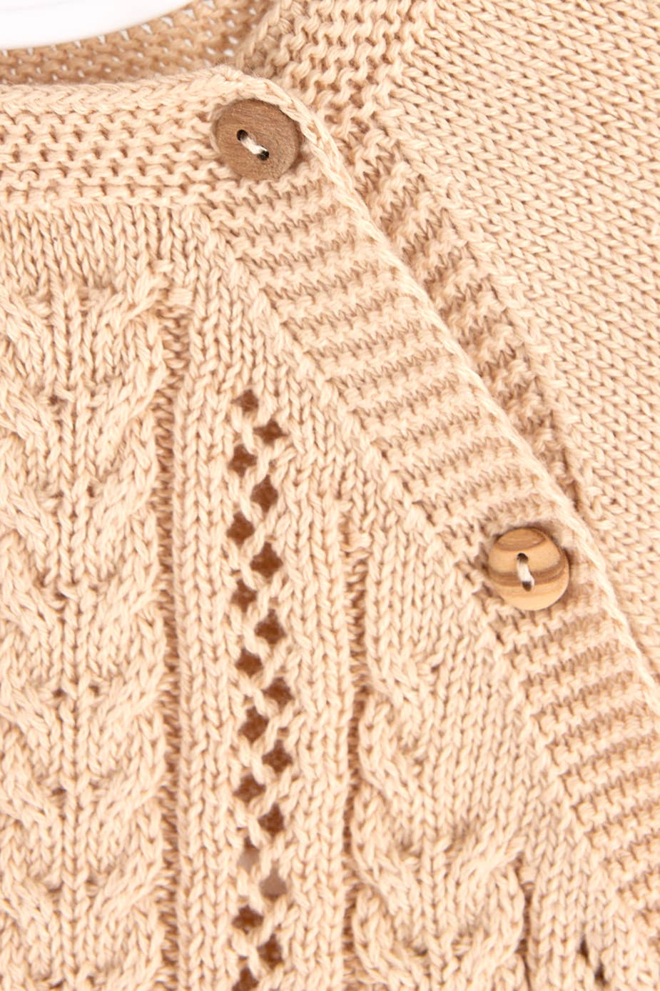 Amorim Gerações, LDA - Wholesale Clothing Set - Baby - 3-Piece Cotton Knit Set Wheat 0620B/21