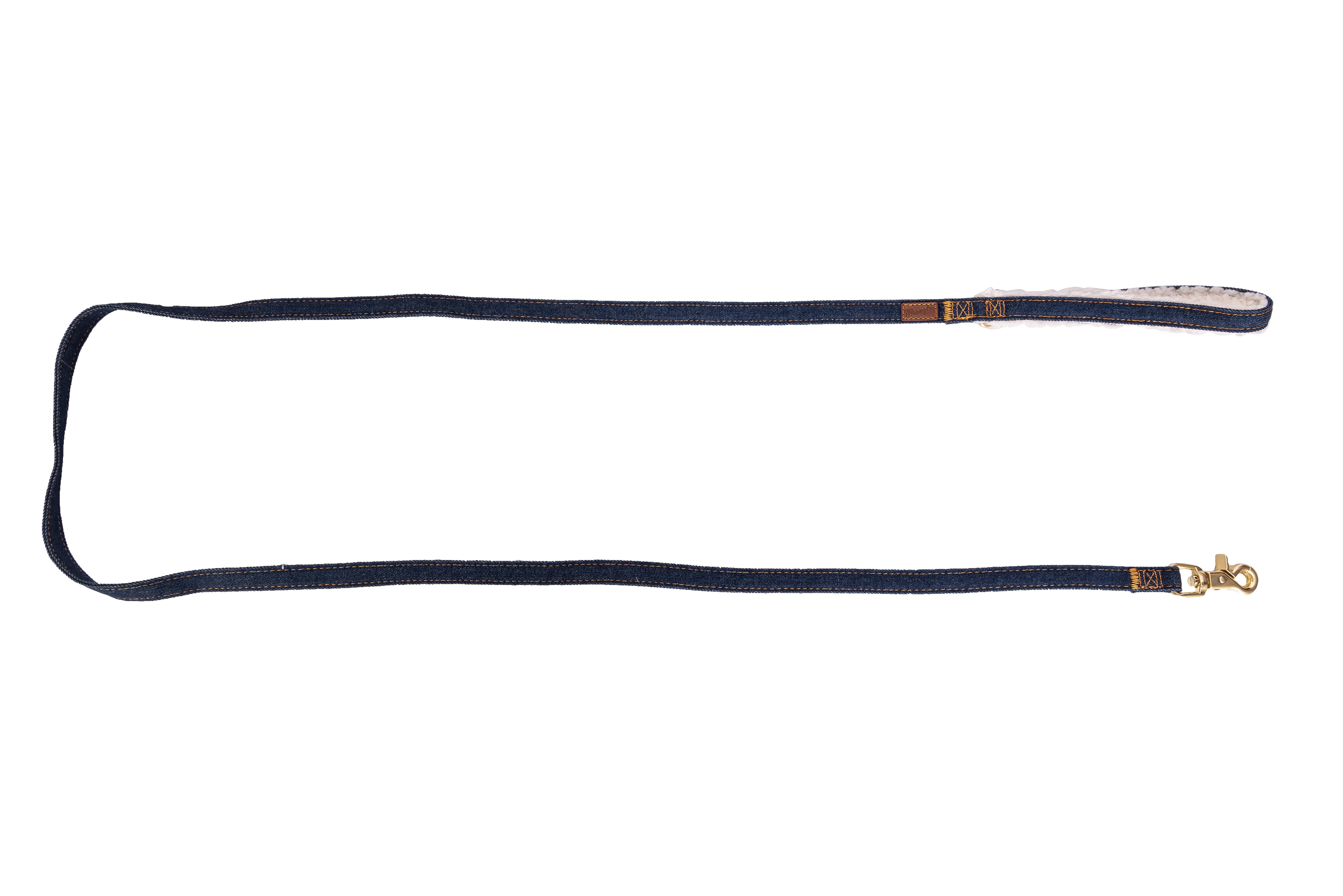 Lexington Pet & Wrangler Pet - Wholesale Pet Leash - Dog - Wrangler Denim And Sherpa Lead Dark Wash4