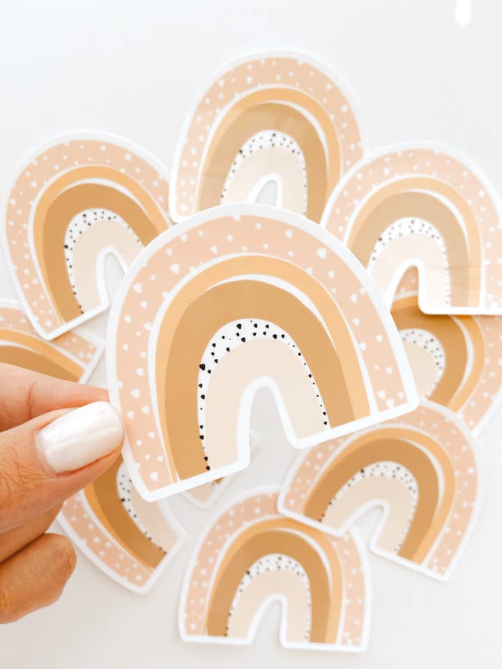 Rainbow Sticker for wholesale by Melanie Rivera Studio