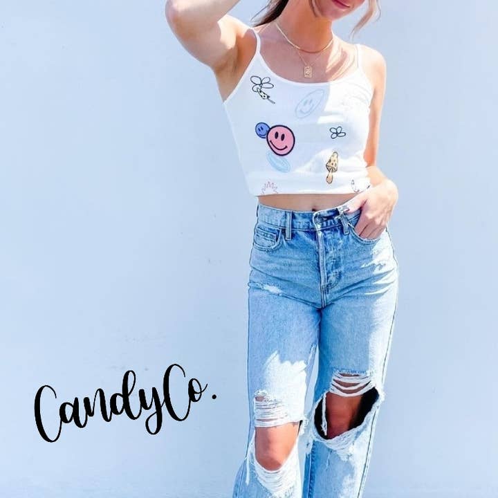 The Candy Collections - Wholesale Trucker Hat - Women's - Smiley Face Patch Vintage Trucker Hat cap unisex camo Fall