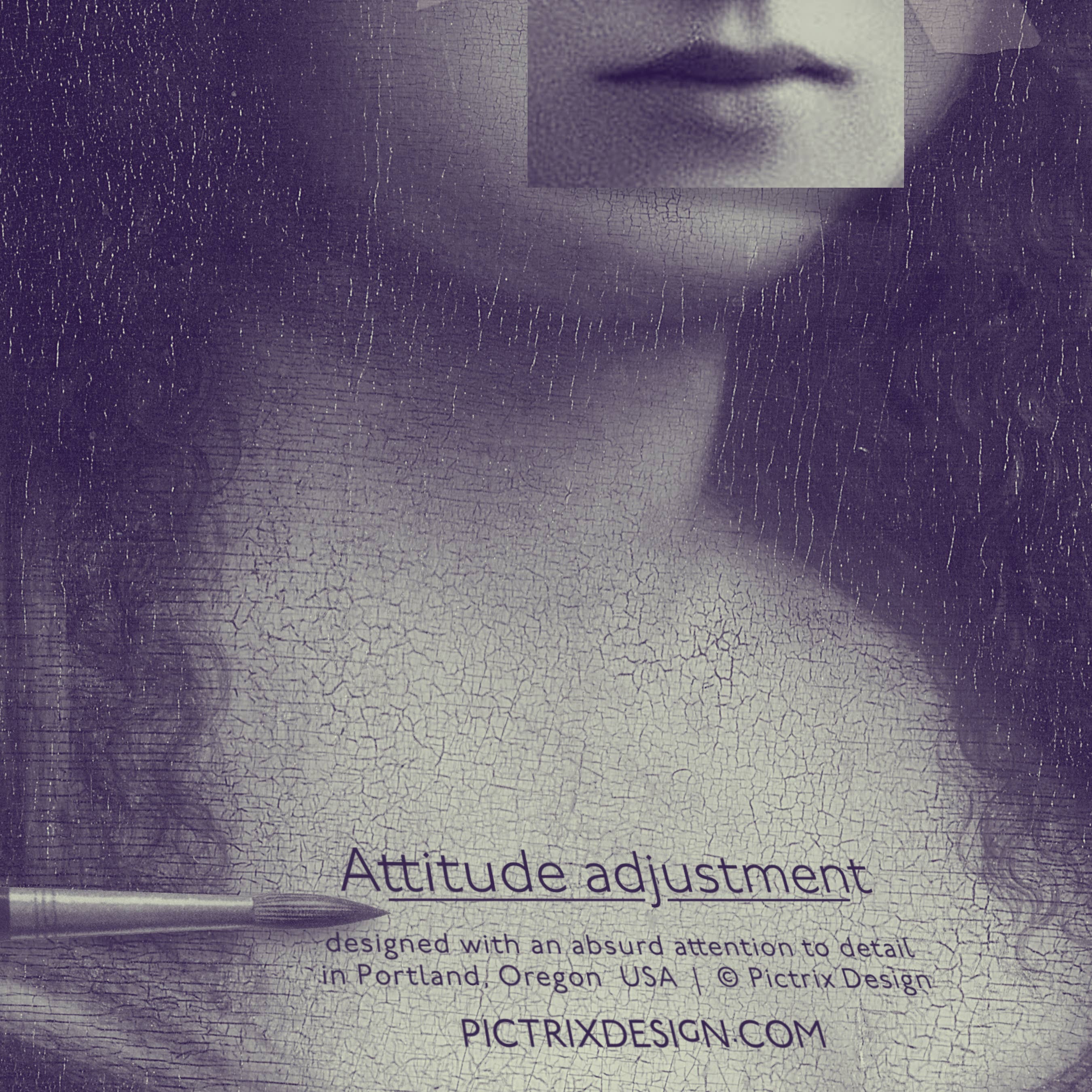 Pictrix Design - Wholesale Everyday Greeting Card - "Attitude adjustment" A6 greeting card6
