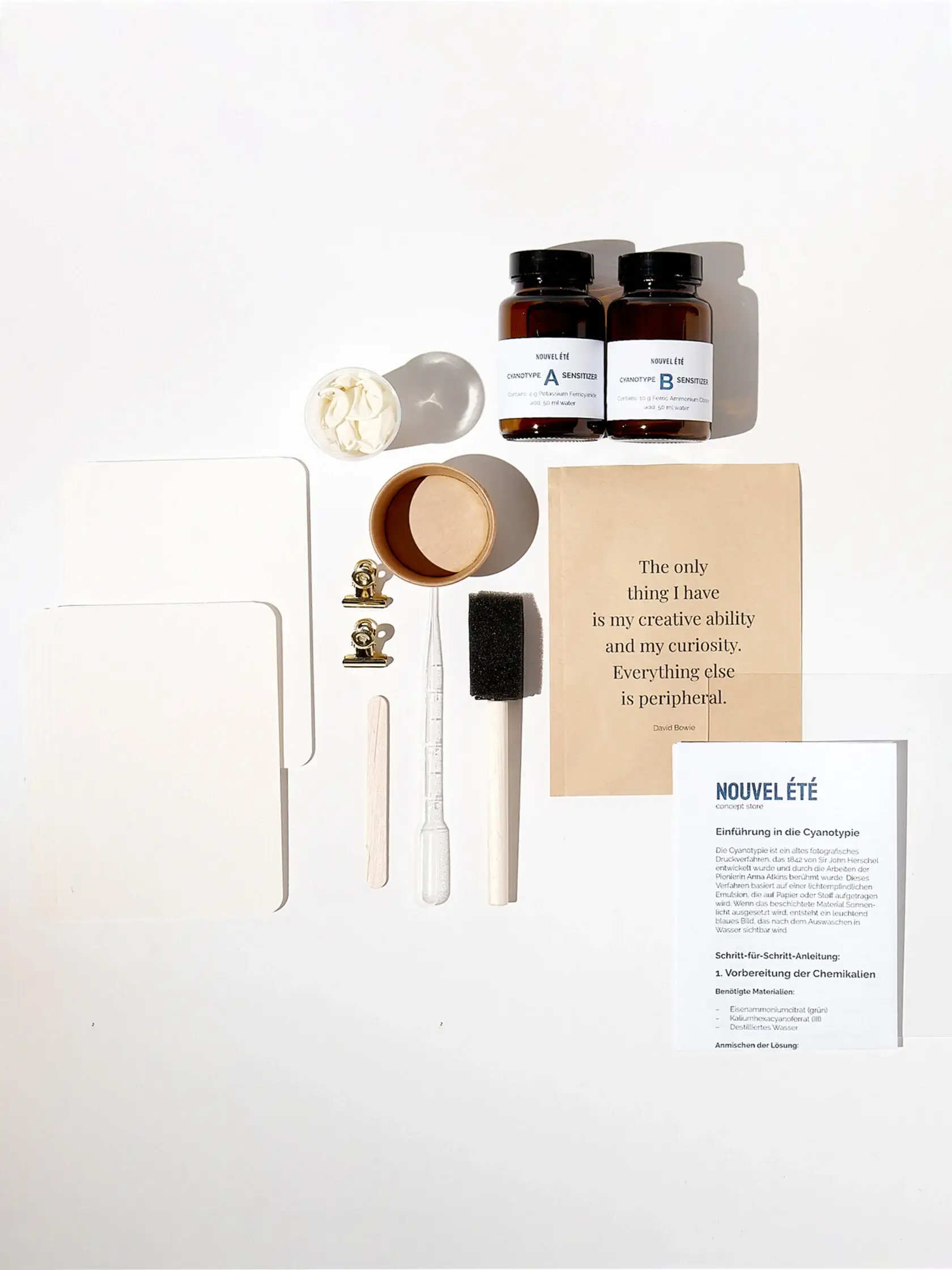 NOUVEL ÉTÉ - Wholesale DIY Craft Kit - Cyanotype DIY kit2