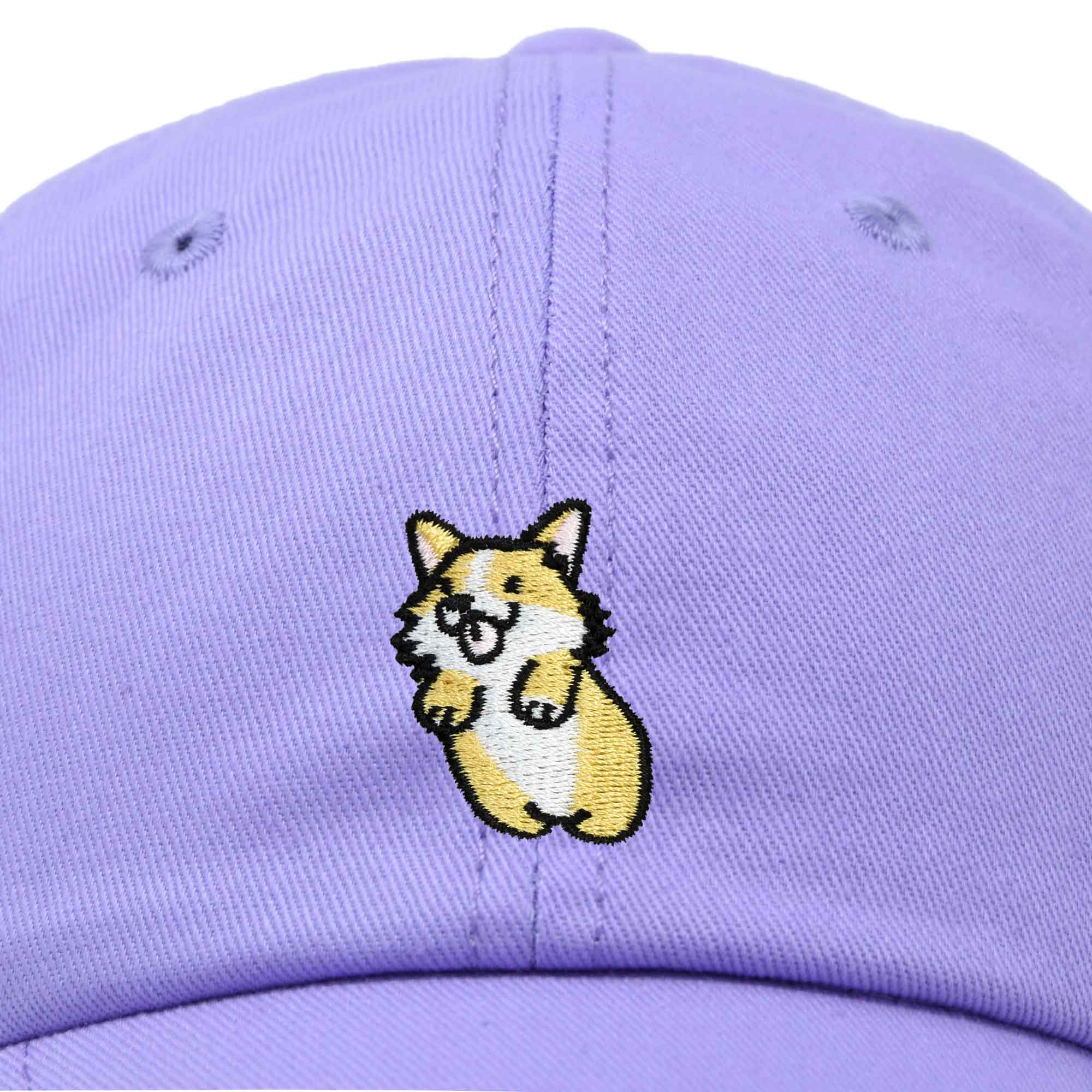 Dalix - Wholesale Baseball Cap - Women's - DALIX Cute Leaping Corgi Hat Womens Embroidered Baseball Cap5