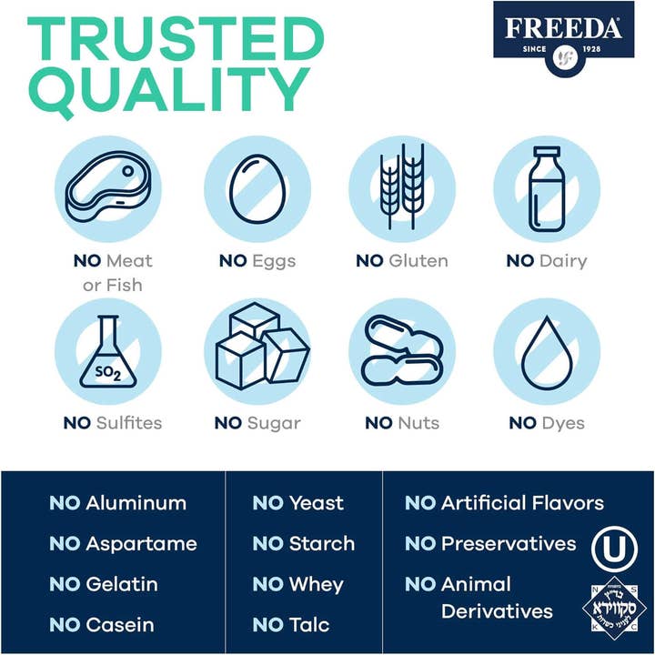 Freeda - Wholesale Oral Supplement/Vitamin - SCD Multivitamin - 180 Vegetable Capsules