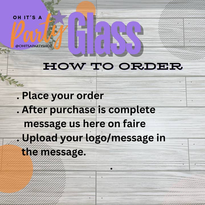 Oh It's A Party - Wholesale Shot glass - Your Logo Custom Etched 2oz shot glass5