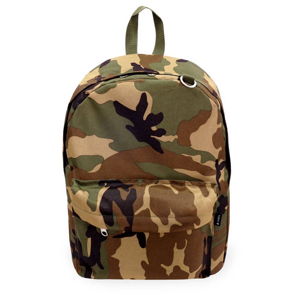CAMOUFLAGE Classic Camo Backpack for wholesale on Faire1