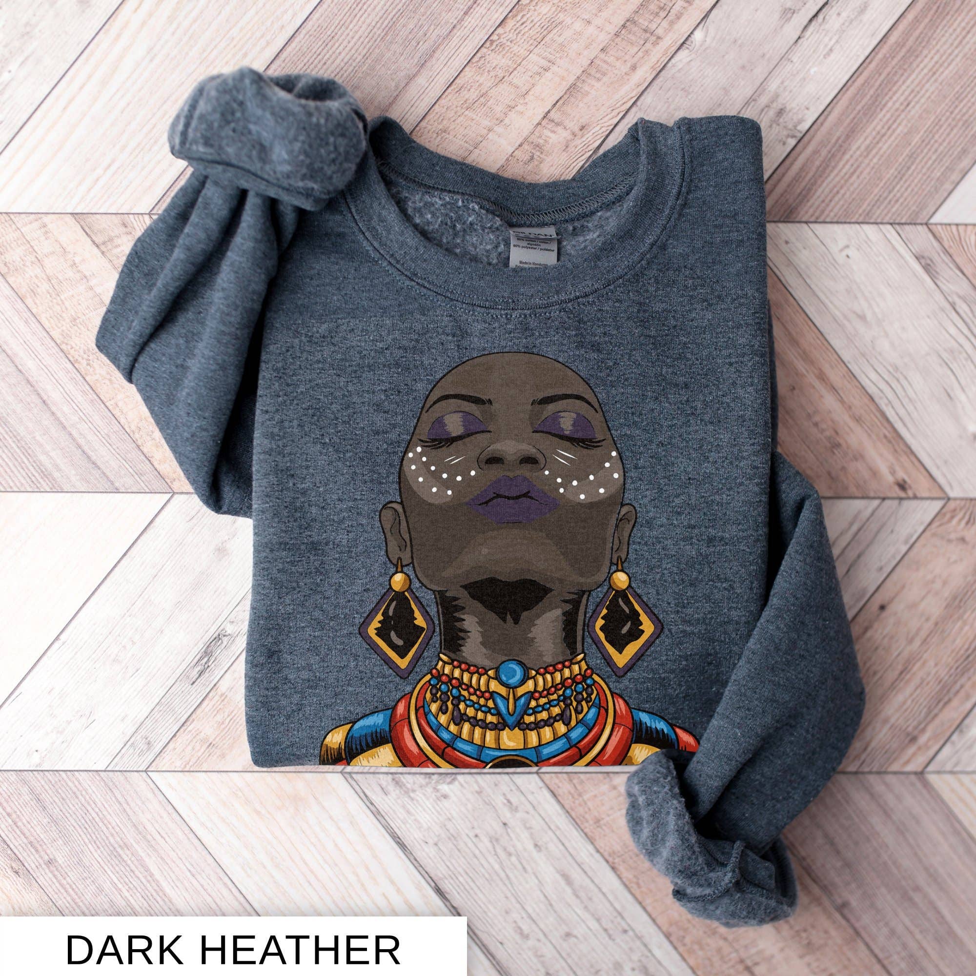 PositiveParty - Wholesale Hoodie - Women's - African Beauty Queen Hoodie: Black Queens & African-American4