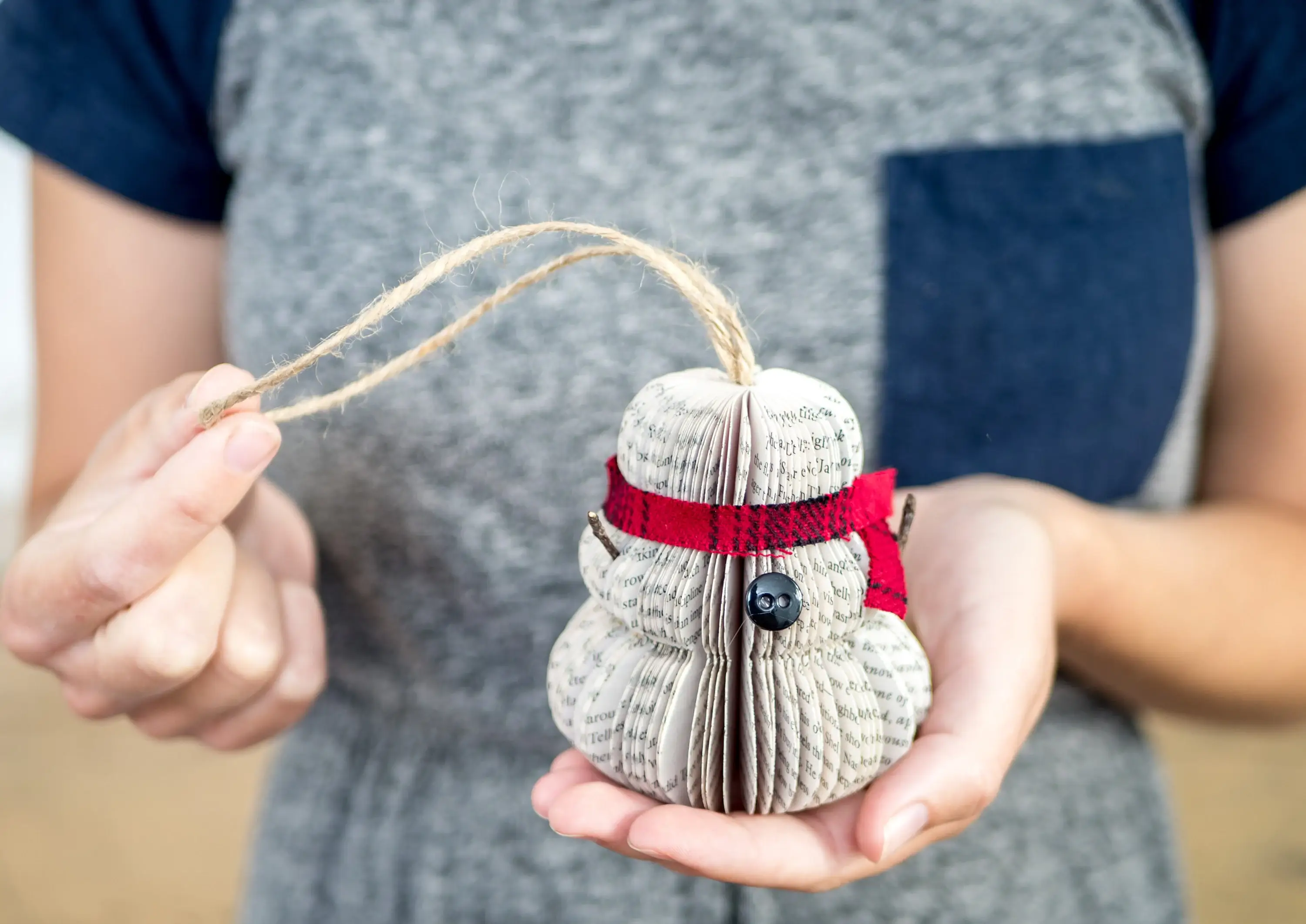 Root To Vine – wholesale Ornament – Snowman Christmas Ornament - Holiday Bookish Gift3