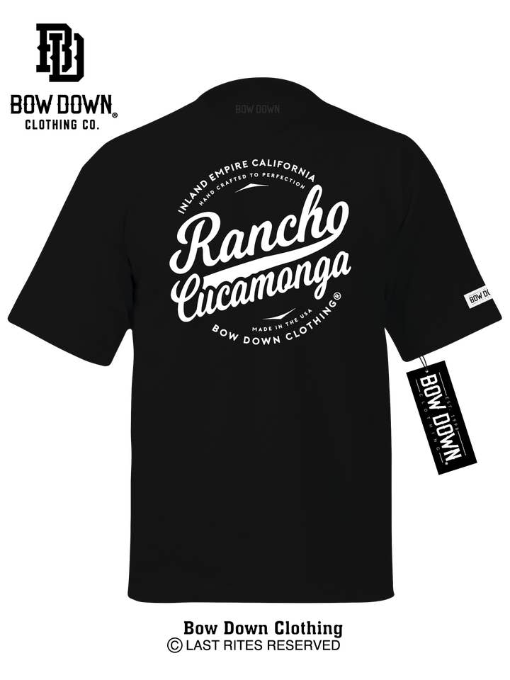 Guión Rancho Cucamonga para venta al por mayor de Bow Down Clothing
