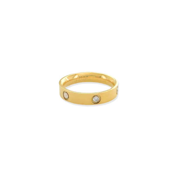 816RN01 - Bague CZ pour la vente par OMG Blings
