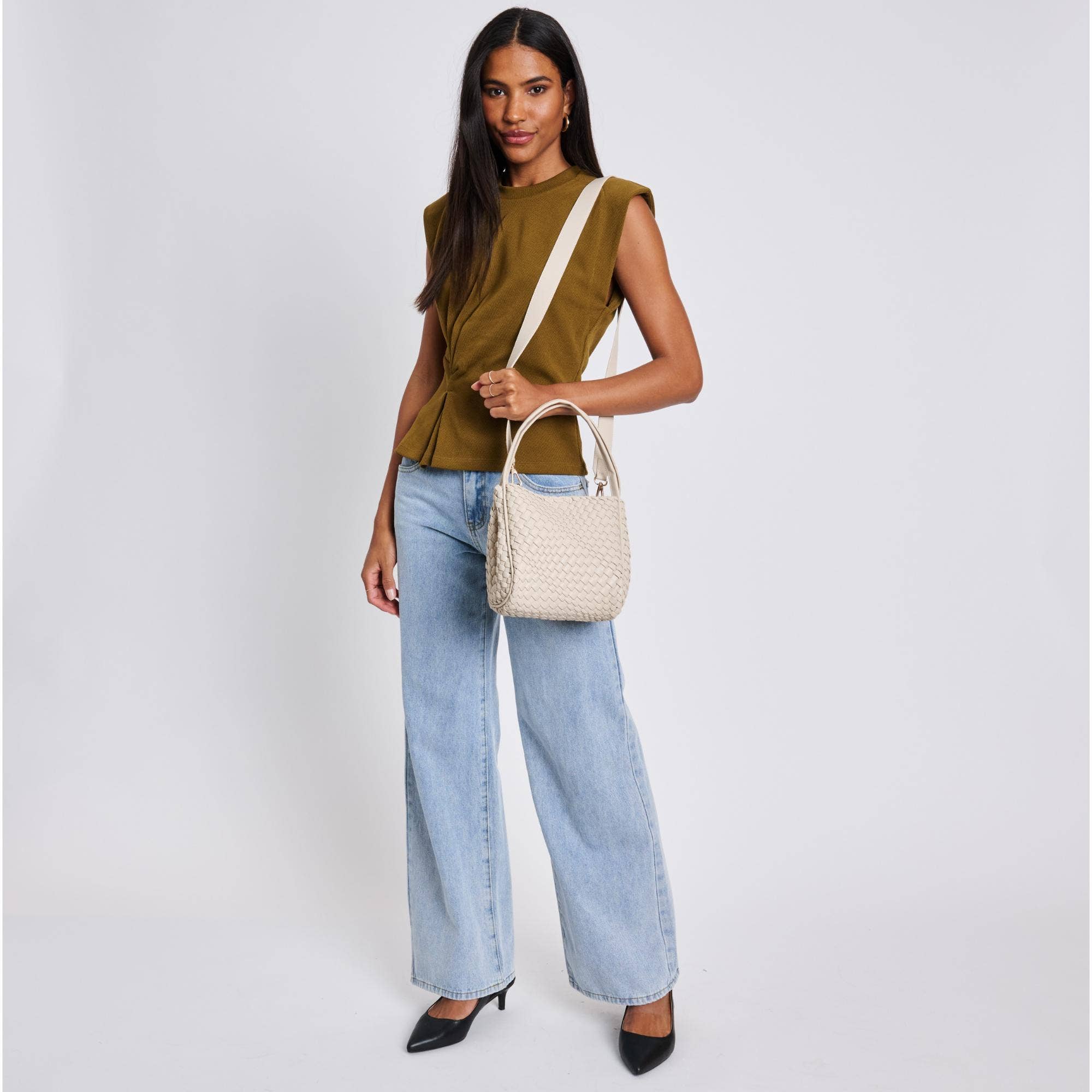 Moda Luxe – Engroshandel Crossbodytaske - Dame – Roxy vævet dobbelthåndtag vævet crossbody34