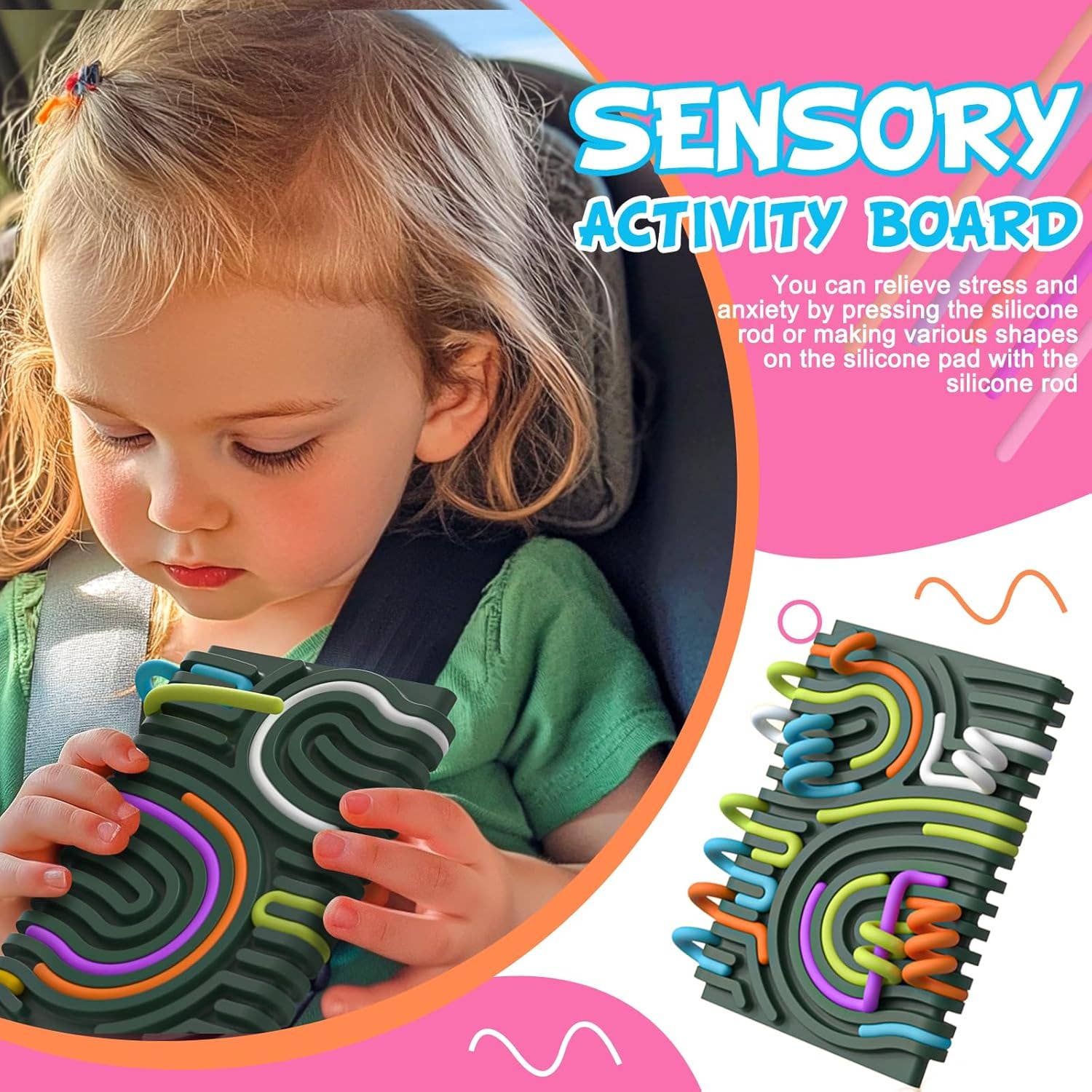 VIGOR - Wholesale Fidget Toy - Kids - Silicone Fidget Toy for Kids & Adults  3D Pattern6