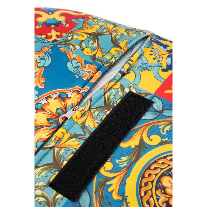 Bergamaschi & Vimercati S.p.a. - Wholesale Chair - Trinacria armchair in velvet-effect polyester and plywood – 70x65x83 cm6